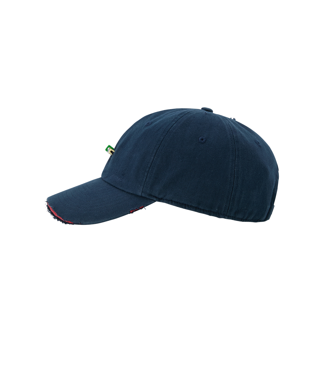 Llege - Cube Logo Destroyed Ball Cap (Navy) product image 3 | TRAB K-Fashion Australia