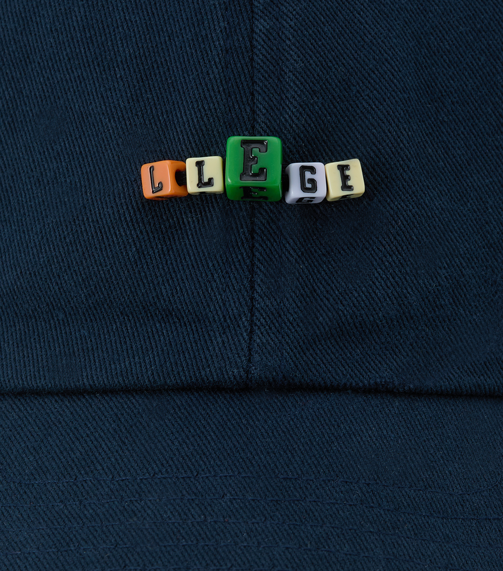Llege - Cube Logo Destroyed Ball Cap (Navy) product image 5 | TRAB K-Fashion Australia