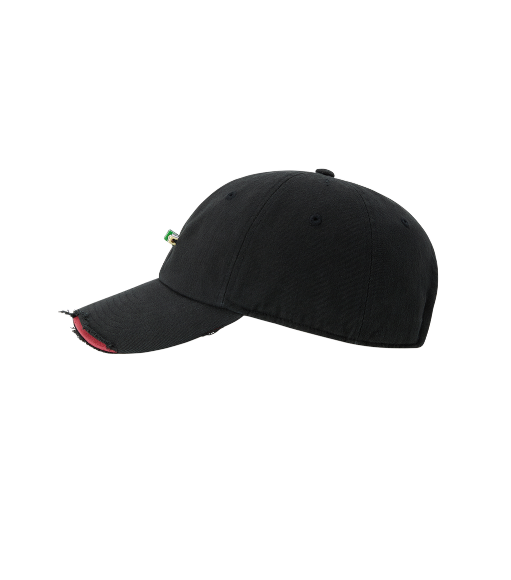 Llege - Cube Logo Destroyed Ball Cap (Black) product image 3 | TRAB K-Fashion Australia