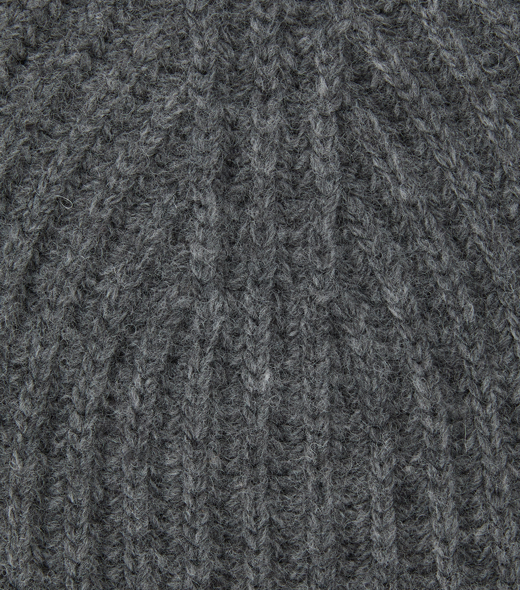 Llege - Jubangwol Rib Beanie (Grey) product image 4 | TRAB K-Fashion Australia