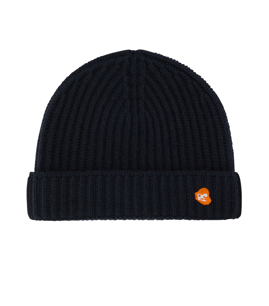 Llege - Jubangwol Rib Beanie (Navy) product image 1 | TRAB K-Fashion Australia