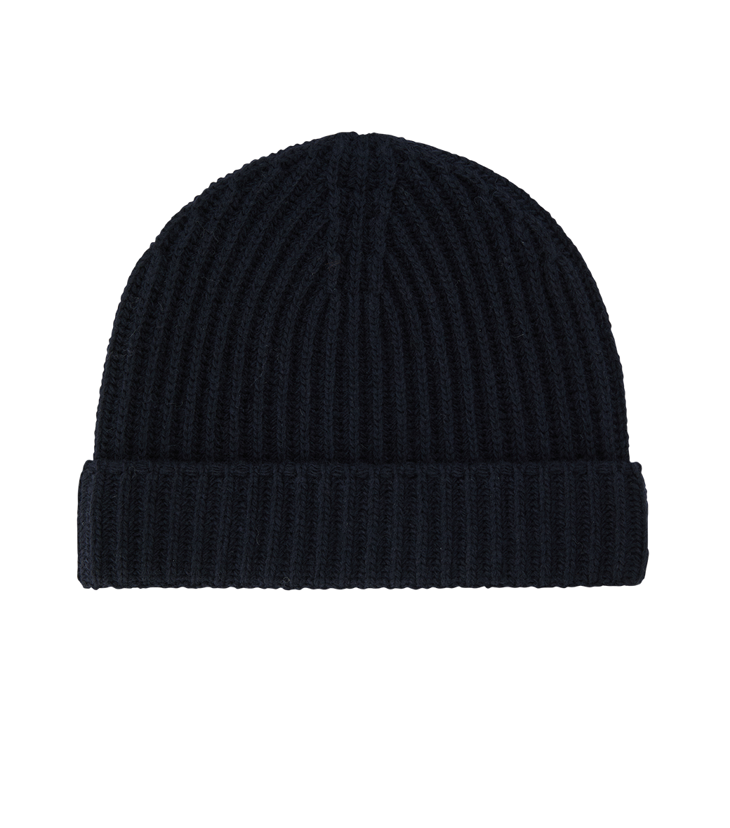 Llege - Jubangwol Rib Beanie (Navy) product image 4 | TRAB K-Fashion Australia