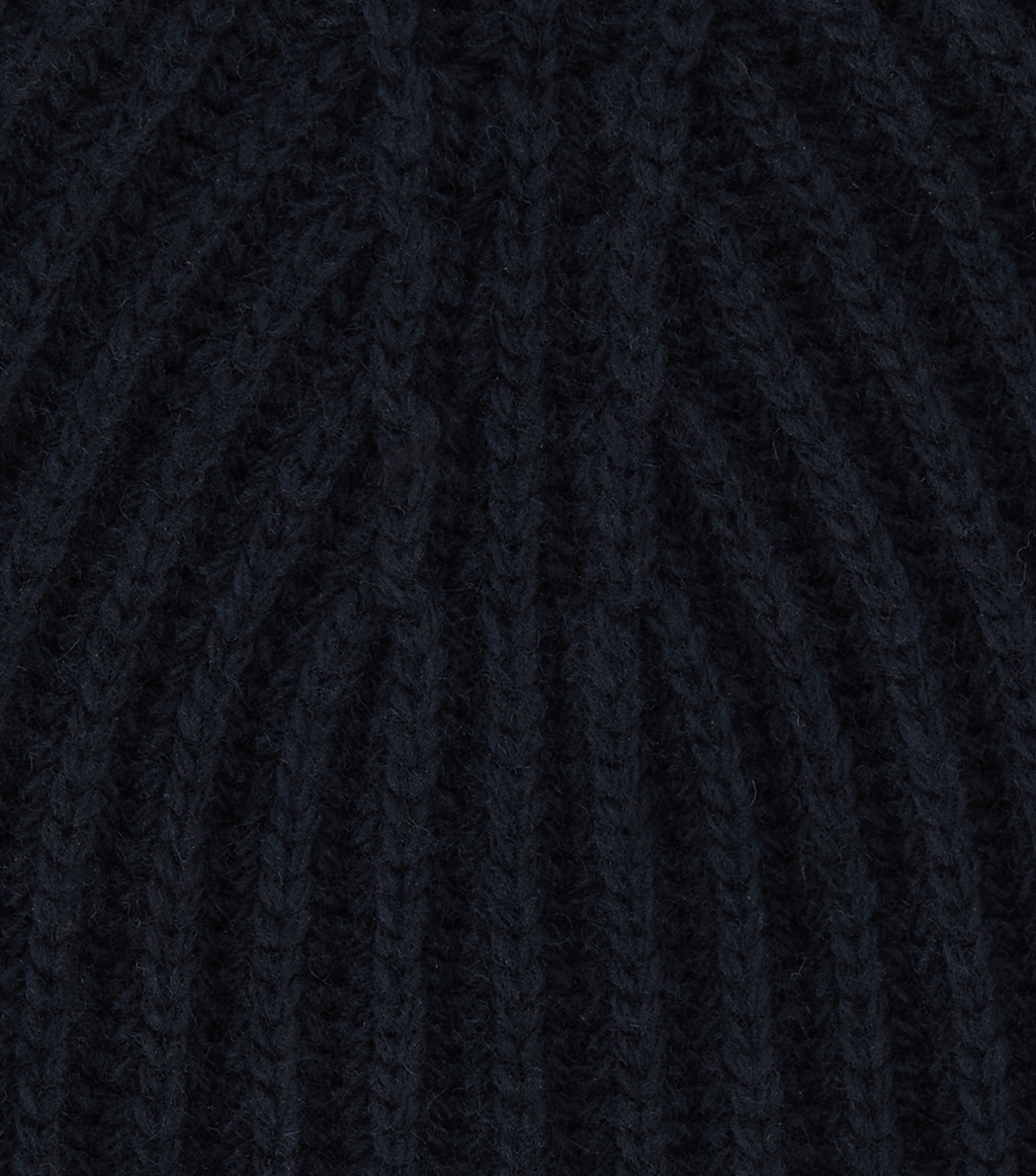 Llege - Jubangwol Rib Beanie (Navy) product image 3 | TRAB K-Fashion Australia