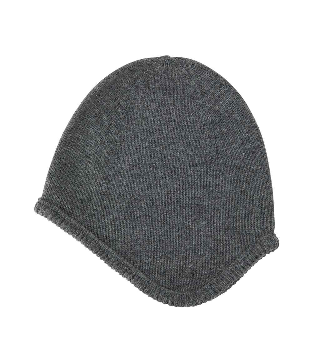 Llege - Arch Logo Earmuff Beanie (Grey) product image 1 | TRAB K-Fashion Australia