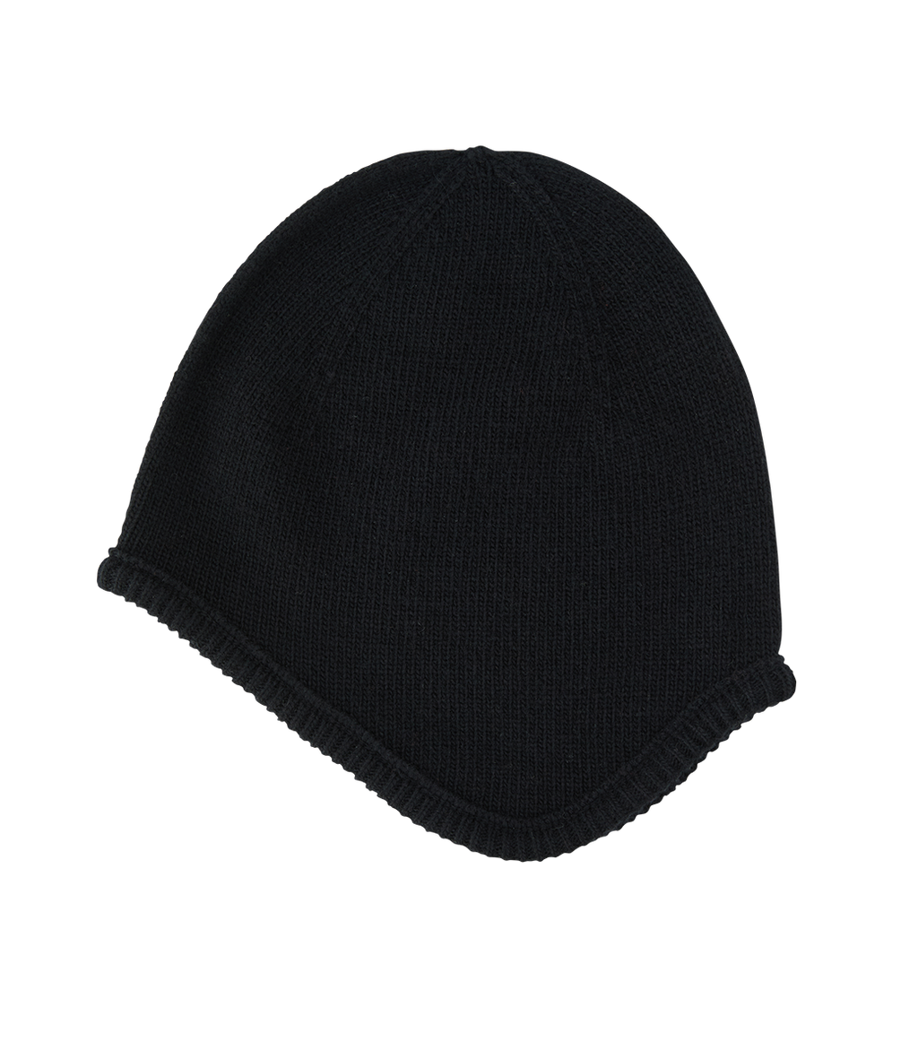 Llege - Arch Logo Earmuff Beanie (Black) product image 1 | TRAB K-Fashion Australia