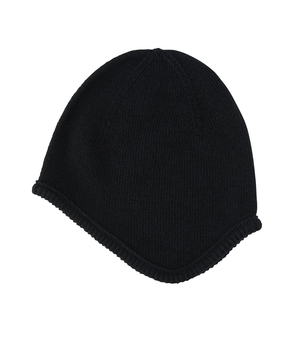 Llege - Arch Logo Earmuff Beanie (Black) product image 1 | TRAB K-Fashion Australia