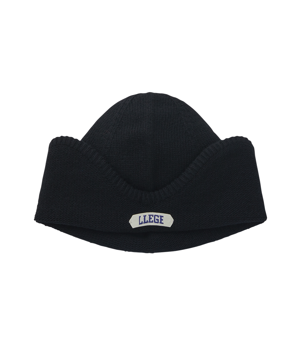 Llege - Arch Logo Earmuff Beanie (Black) product image 3 | TRAB K-Fashion Australia
