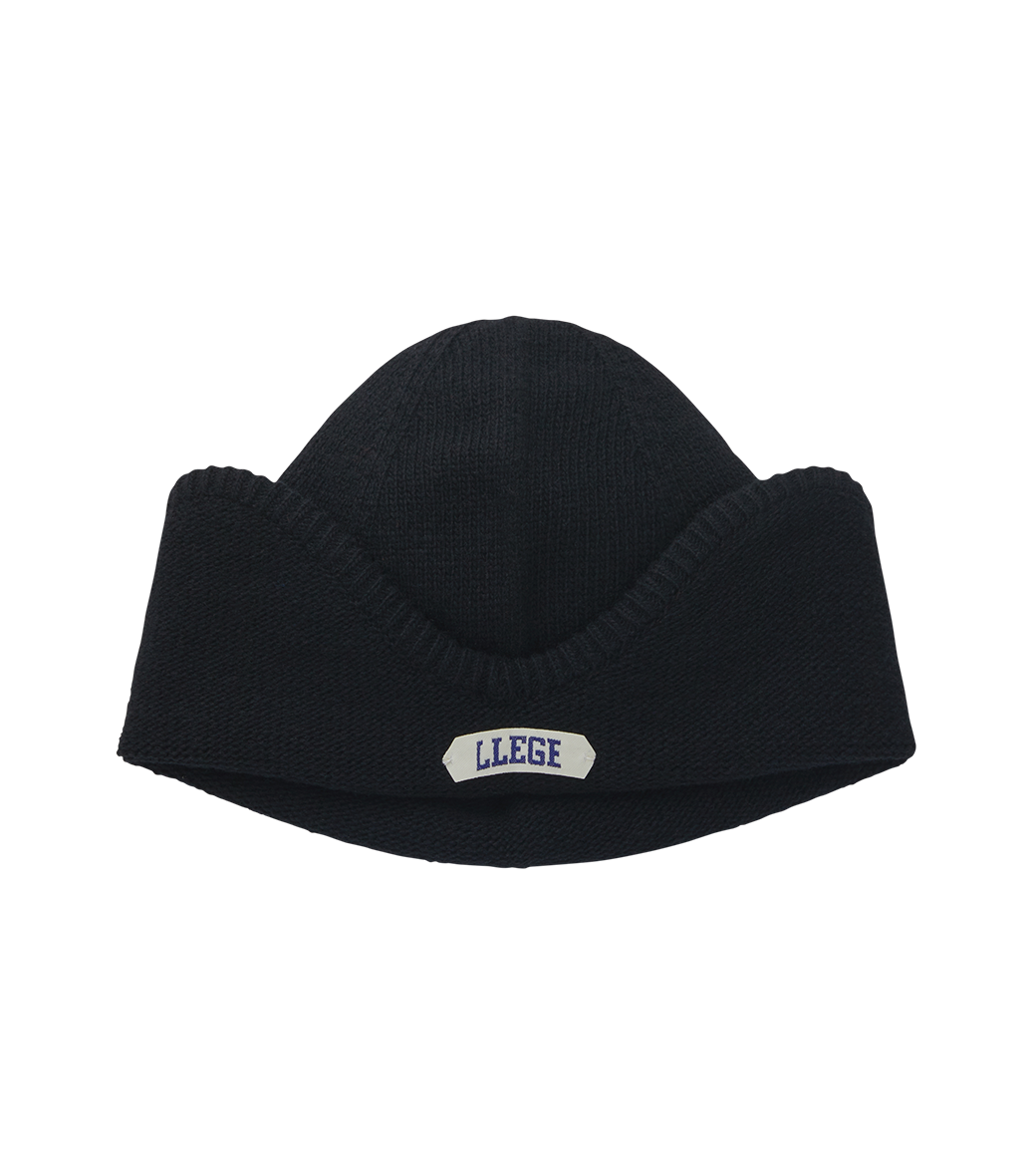 Llege - Arch Logo Earmuff Beanie (Black) product image 3 | TRAB K-Fashion Australia