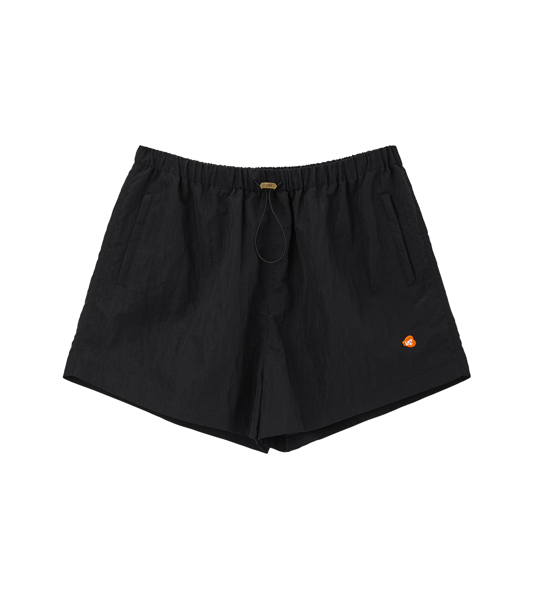 Llege - Jubangwol Nylon Banding Shorts (Black) product image 1 | TRAB K-Fashion Australia
