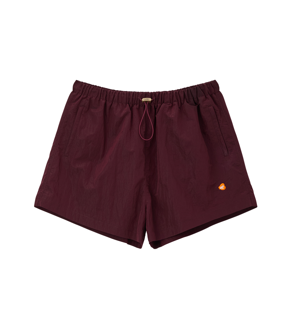 Llege - Jubangwol Nylon Banding Shorts (Burgundy) product image 1 | TRAB K-Fashion Australia