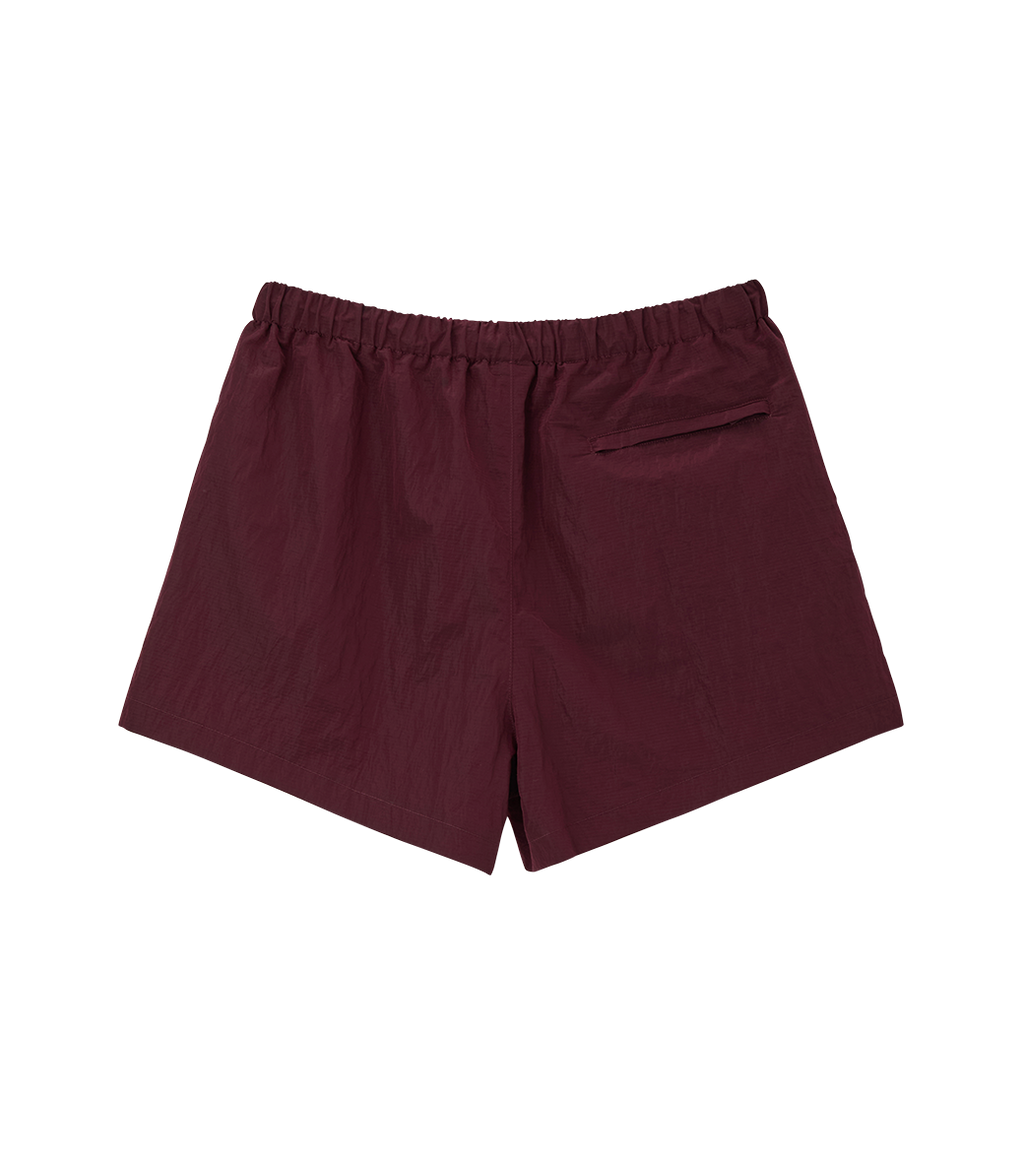 Llege - Jubangwol Nylon Banding Shorts (Burgundy) product image 2 | TRAB K-Fashion Australia