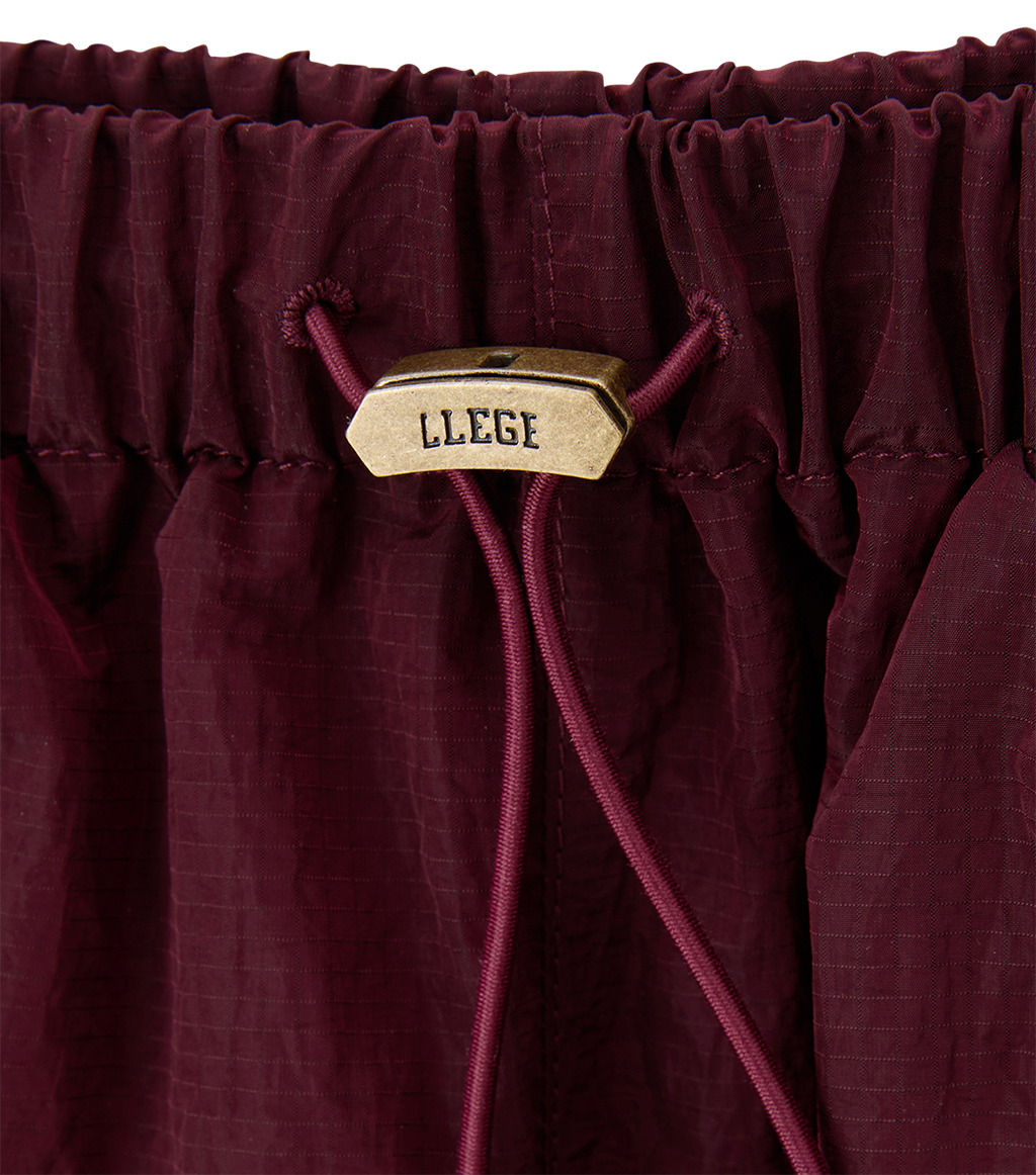 Llege - Jubangwol Nylon Banding Shorts (Burgundy) product image 4 | TRAB K-Fashion Australia