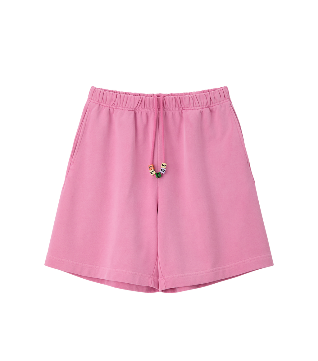 Llege - Garment Dyed Cube Logo Shorts (Pink) product image 1 | TRAB K-Fashion Australia