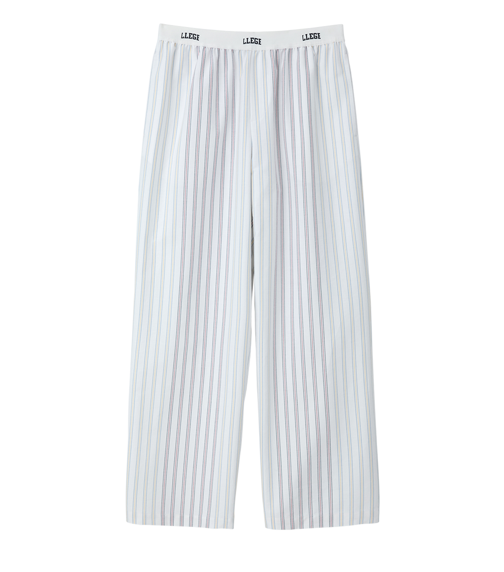 Llege - Multi Stripe Pajama Pants (Off White) product image 1 | TRAB K-Fashion Australia