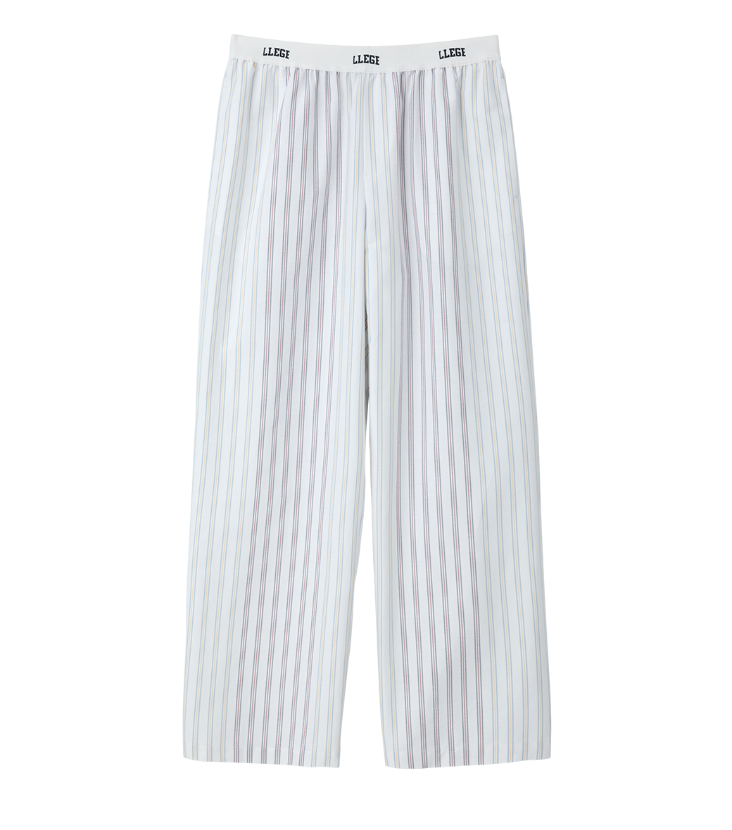 Llege - Multi Stripe Pajama Pants (Off White) product image 1 | TRAB K-Fashion Australia