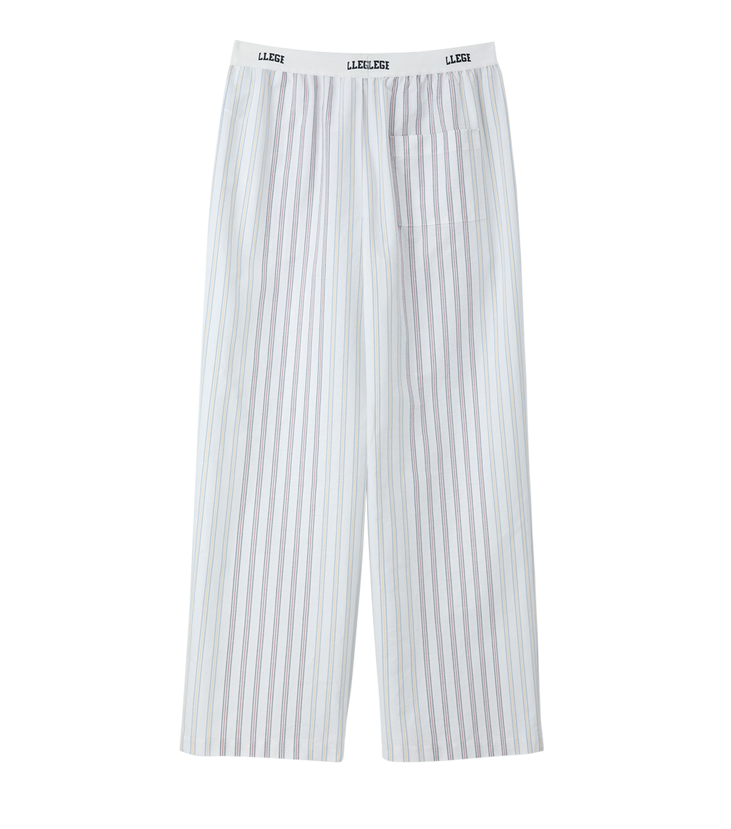 Llege - Multi Stripe Pajama Pants (Off White) product image 2 | TRAB K-Fashion Australia