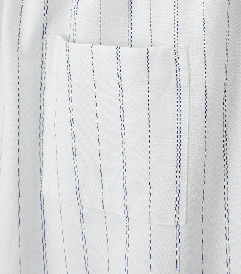 Llege - Stripe Oxford Pajama Pants (Off White) product image 4 | TRAB K-Fashion Australia