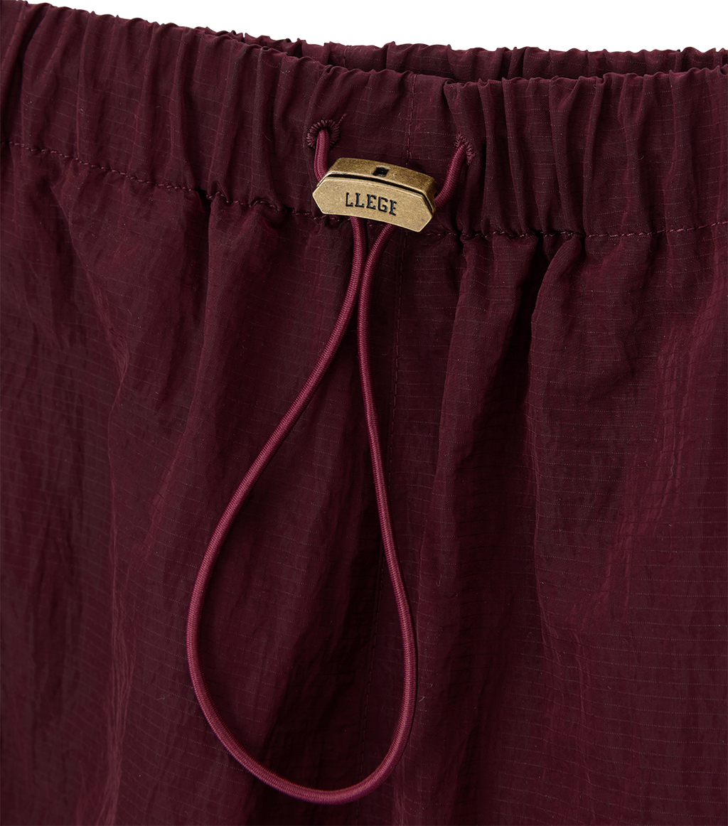 Llege - Jubangwol Nylon Banding Pants (Burgundy) product image 4 | TRAB K-Fashion Australia