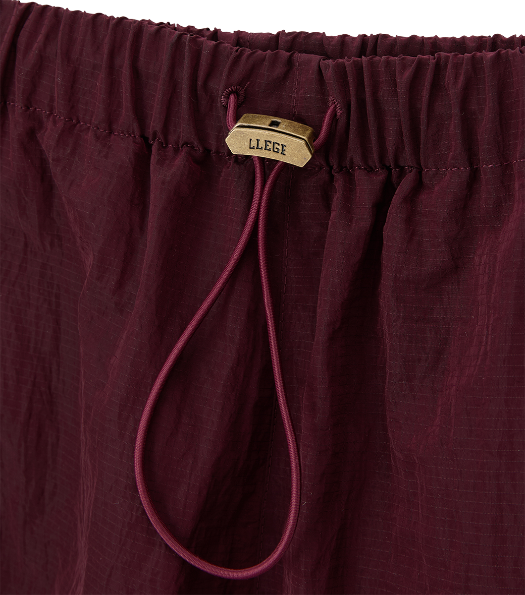 Llege - Jubangwol Nylon Banding Pants (Burgundy) product image 4 | TRAB K-Fashion Australia