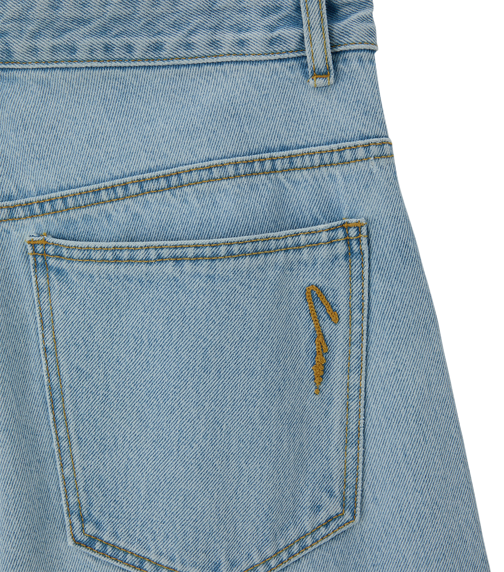 Llege - Classic Skater Denim (Light Blue) product image 3 | TRAB K-Fashion Australia