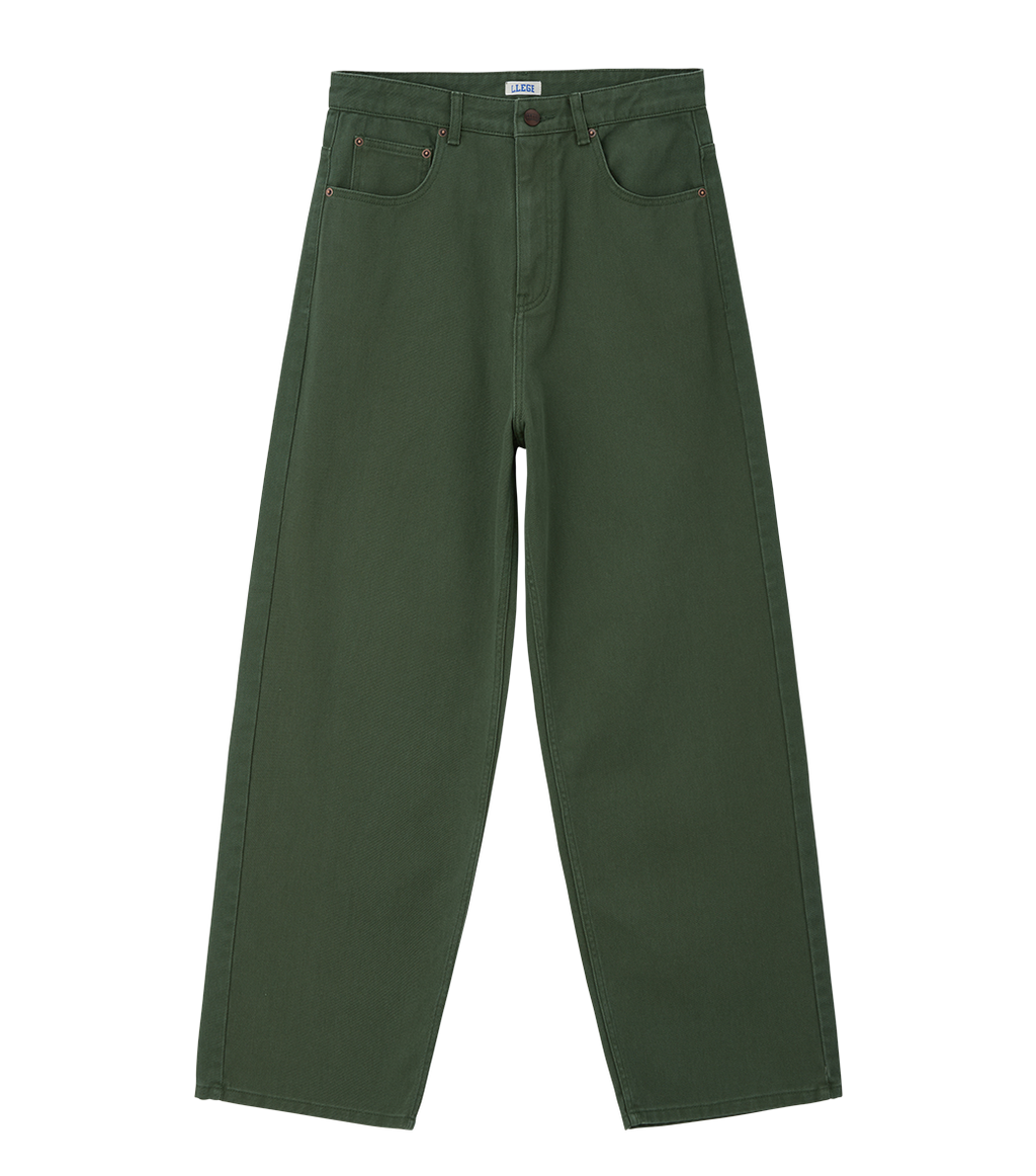 Llege - Classic Skater Denim (Green) product image 1 | TRAB K-Fashion Australia