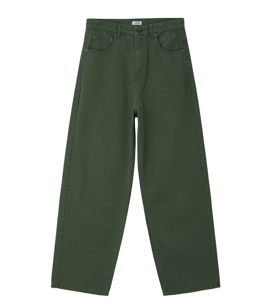 Llege - Classic Skater Denim (Green) product image 1 | TRAB K-Fashion Australia