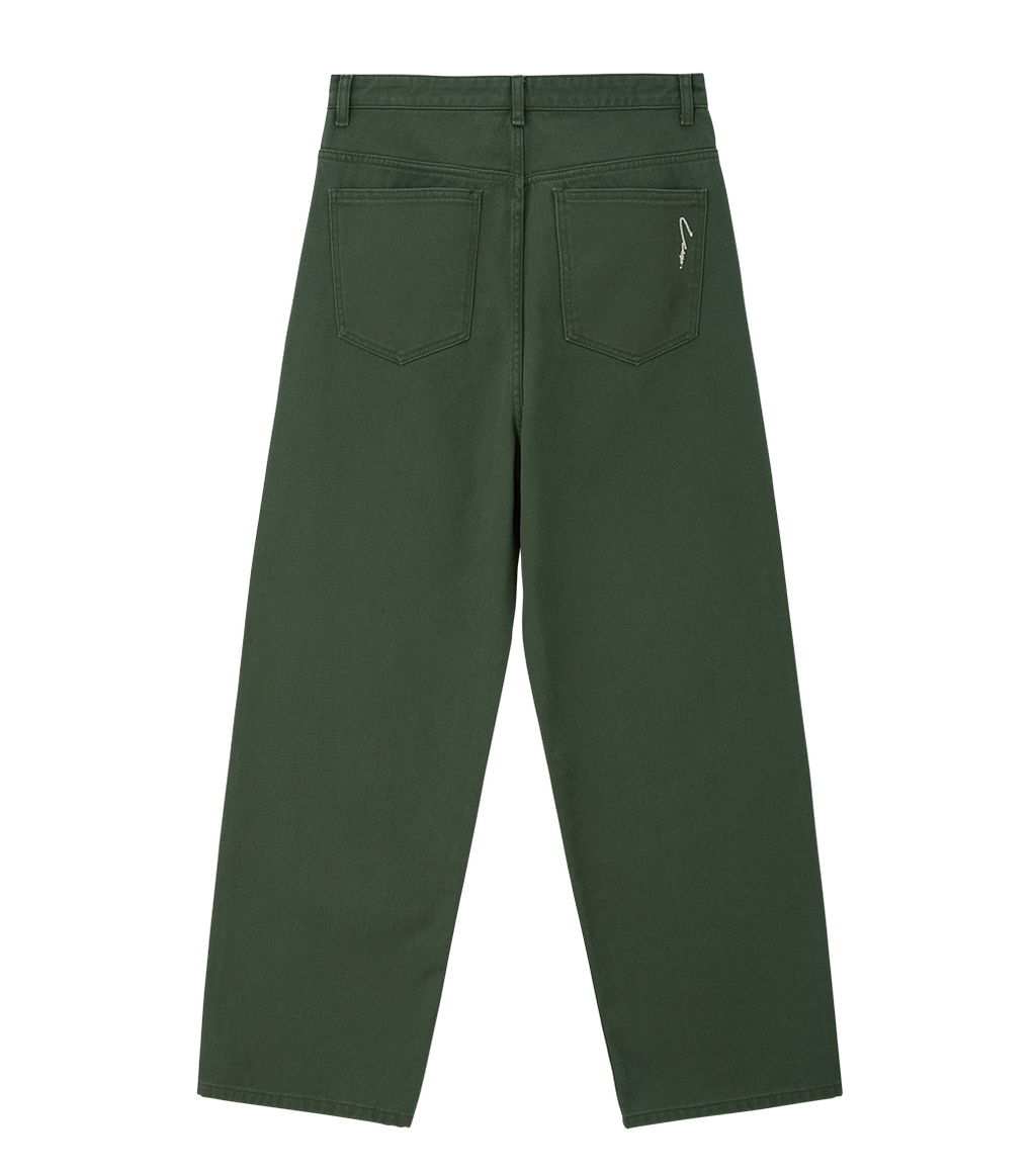 Llege - Classic Skater Denim (Green) product image 2 | TRAB K-Fashion Australia
