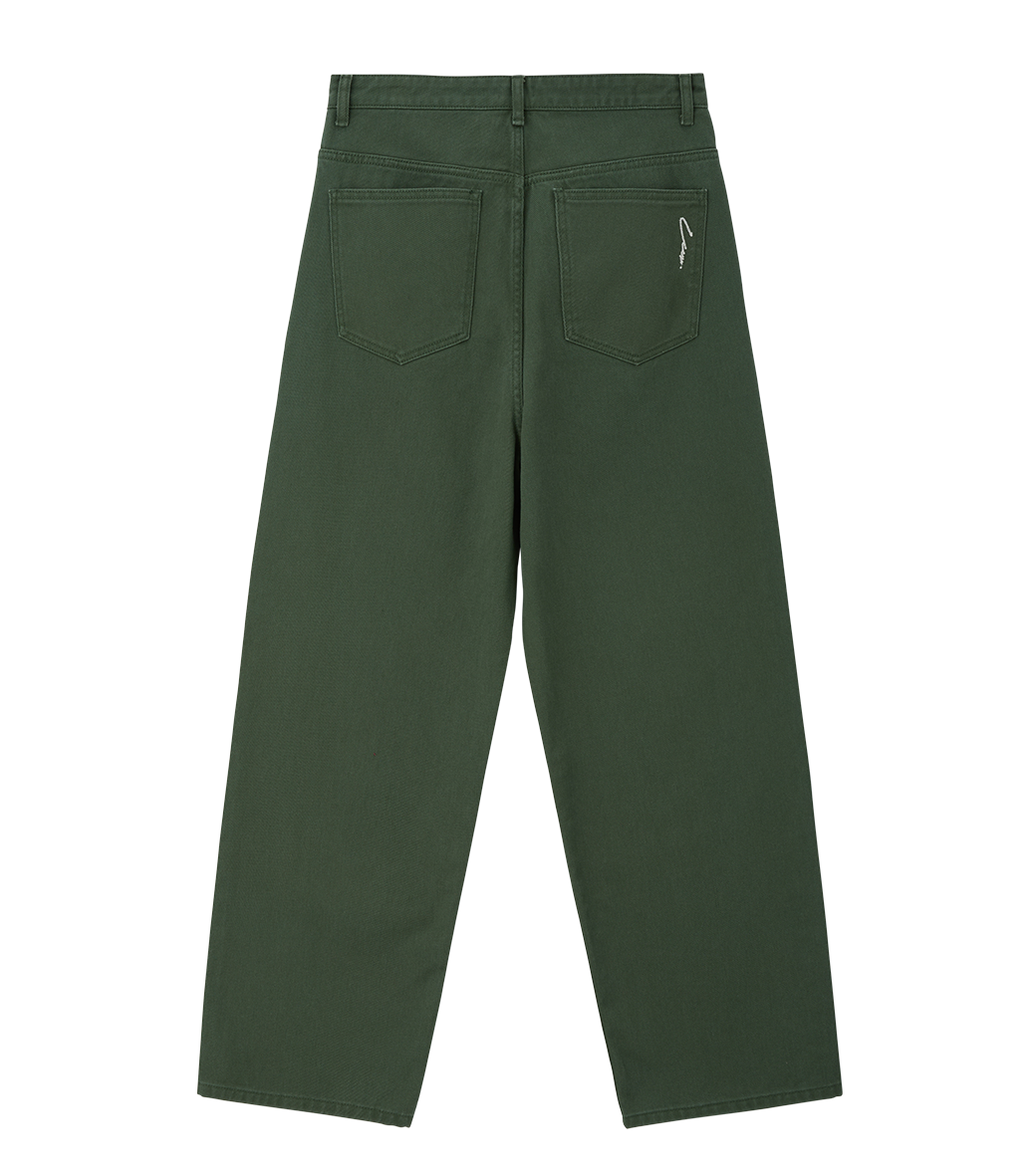 Llege - Classic Skater Denim (Green) product image 2 | TRAB K-Fashion Australia