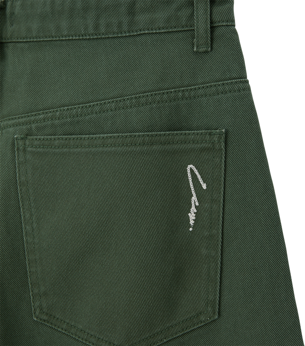 Llege - Classic Skater Denim (Green) product image 3 | TRAB K-Fashion Australia