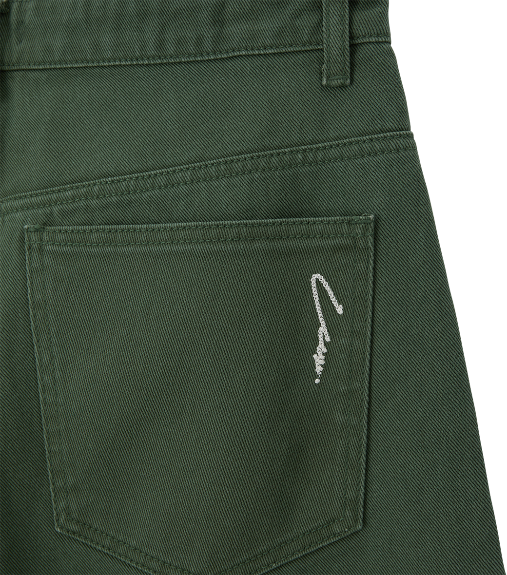 Llege - Classic Skater Denim (Green) product image 3 | TRAB K-Fashion Australia