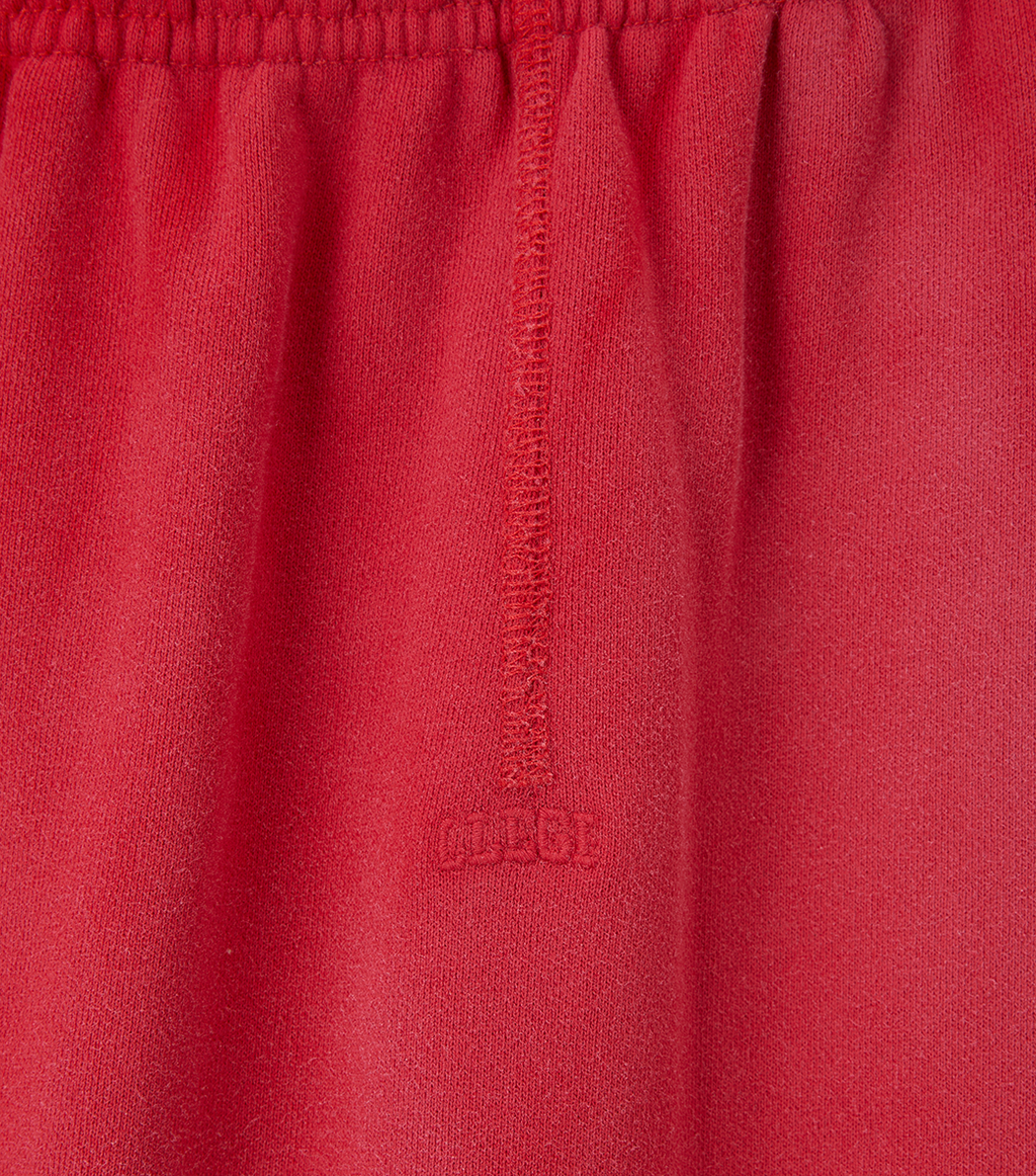 Llege - Garment Dyed Cube Logo Sweatpants (Red) product image 4 | TRAB K-Fashion Australia
