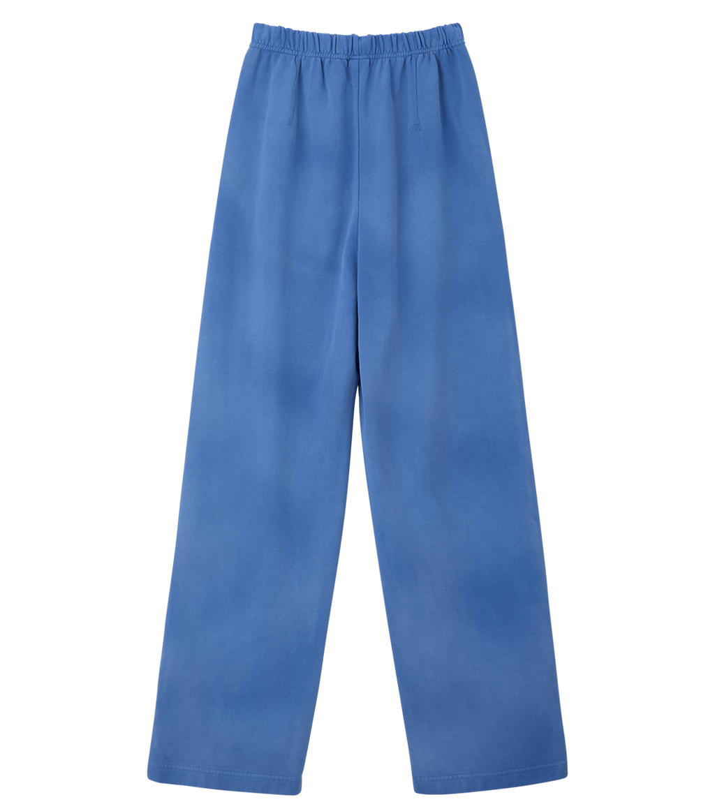 Llege - Garment Dyed Cube Logo Sweatpants (Blue) product image 2 | TRAB K-Fashion Australia