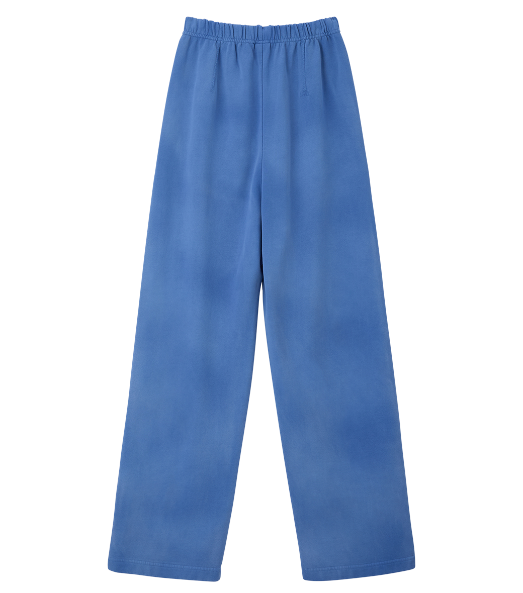 Llege - Garment Dyed Cube Logo Sweatpants (Blue) product image 2 | TRAB K-Fashion Australia