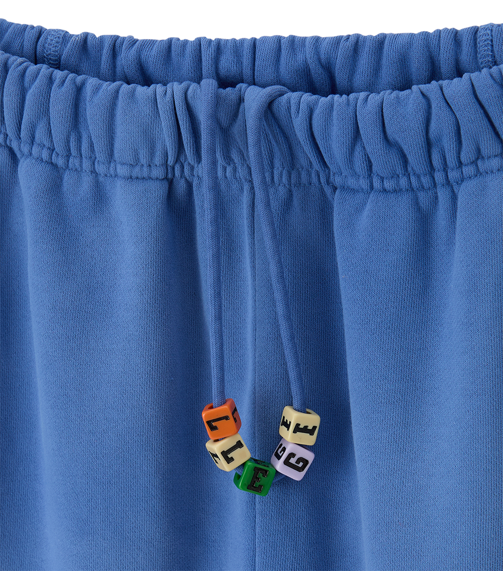 Llege - Garment Dyed Cube Logo Sweatpants (Blue) product image 3 | TRAB K-Fashion Australia
