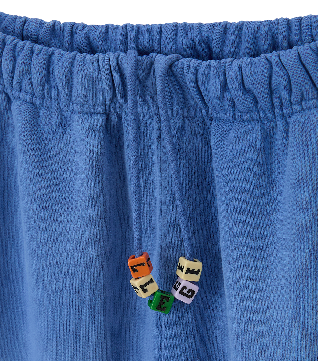Llege - Garment Dyed Cube Logo Sweatpants (Blue) product image 3 | TRAB K-Fashion Australia