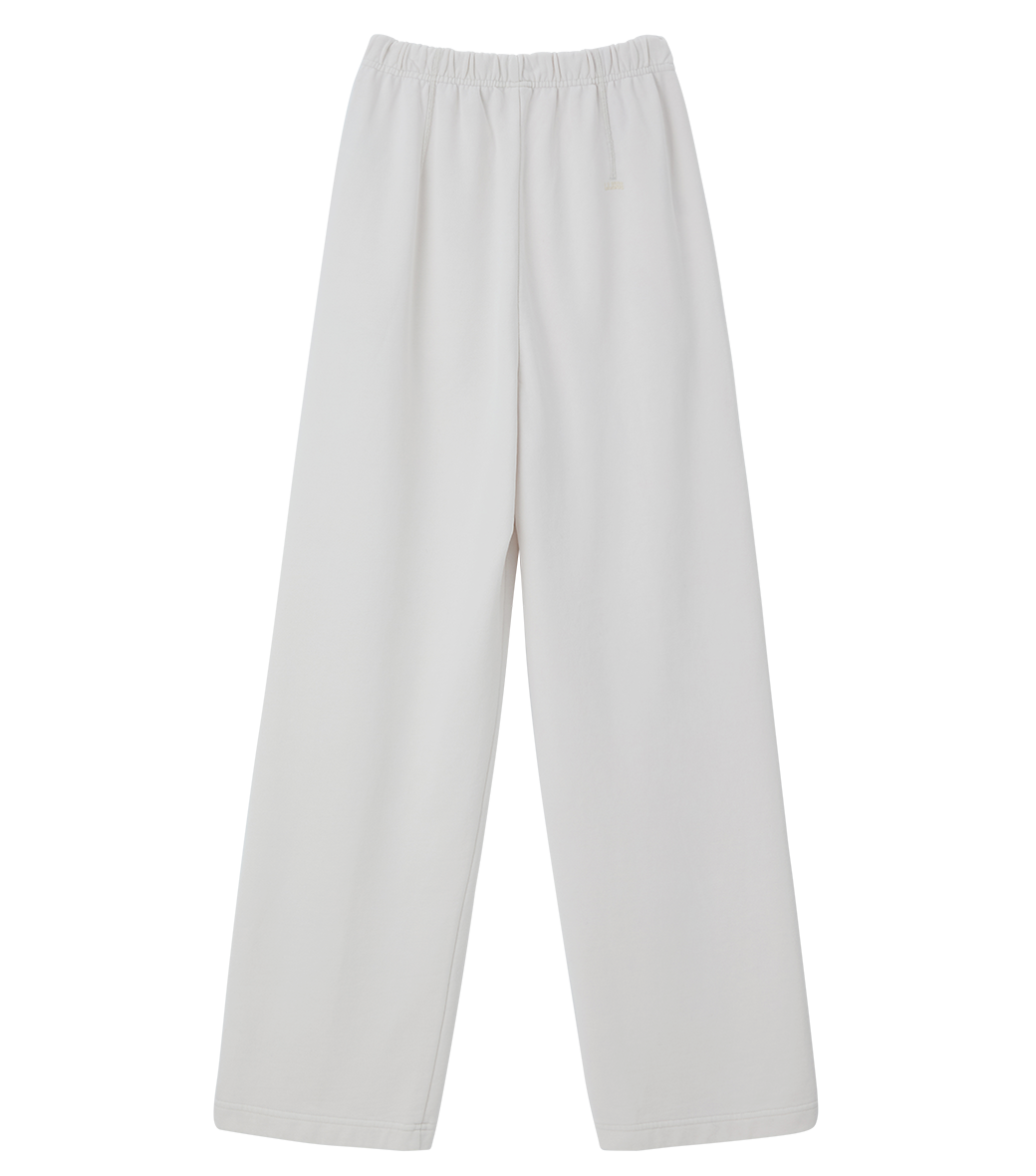 Llege - Garment Dyed Cube Logo Sweatpants (Cement White) product image 2 | TRAB K-Fashion Australia
