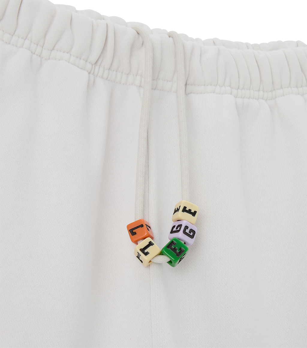 Llege - Garment Dyed Cube Logo Sweatpants (Cement White) product image 3 | TRAB K-Fashion Australia