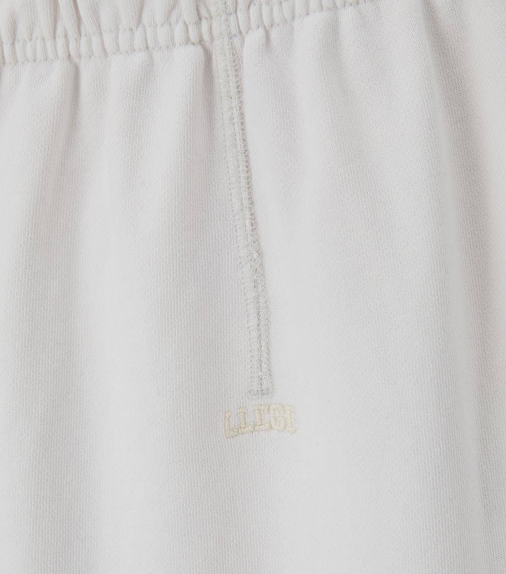 Llege - Garment Dyed Cube Logo Sweatpants (Cement White) product image 4 | TRAB K-Fashion Australia