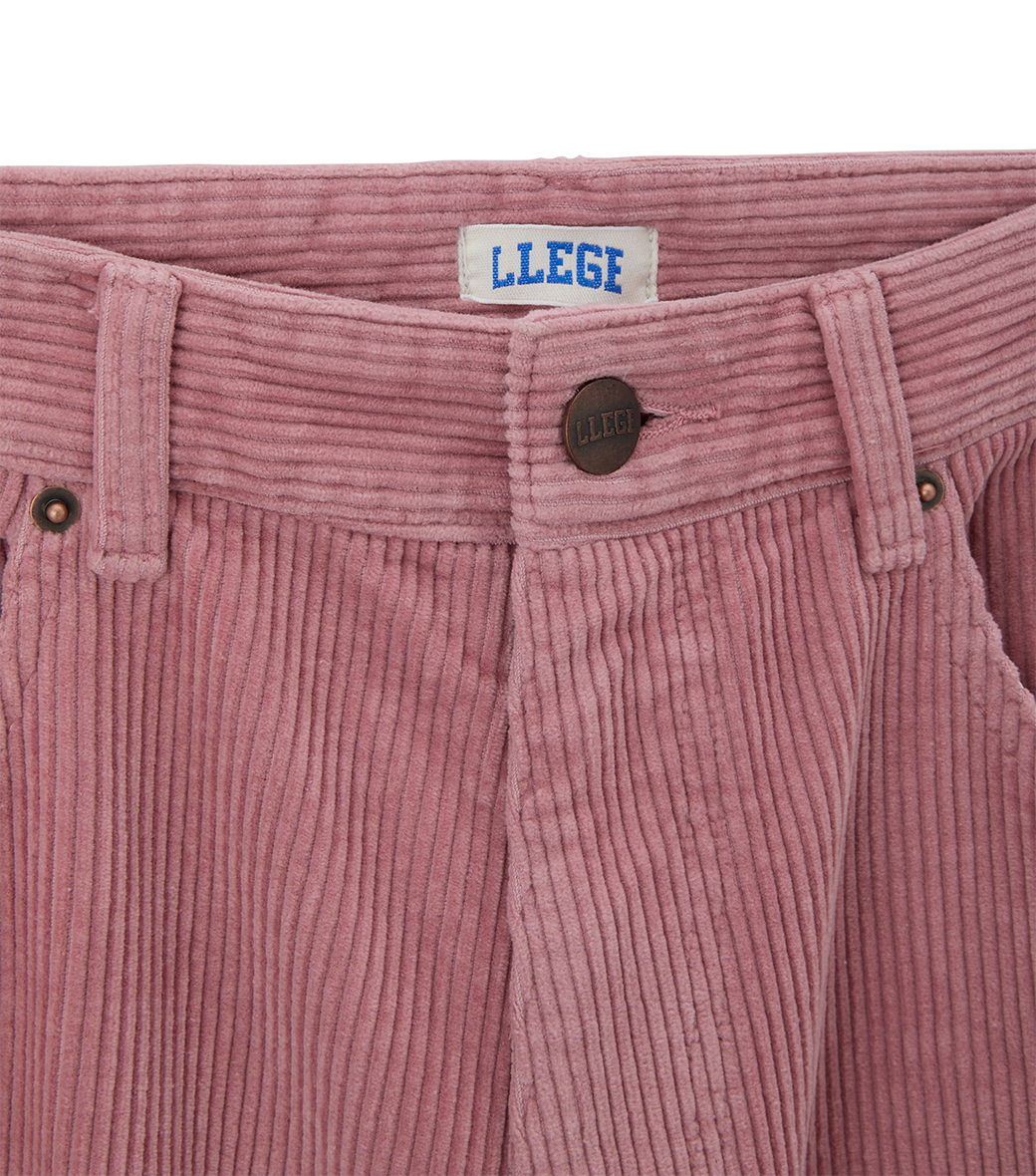 Llege - Llege Embroidery Corduroy Pants (Pink) product image 4 | TRAB K-Fashion Australia