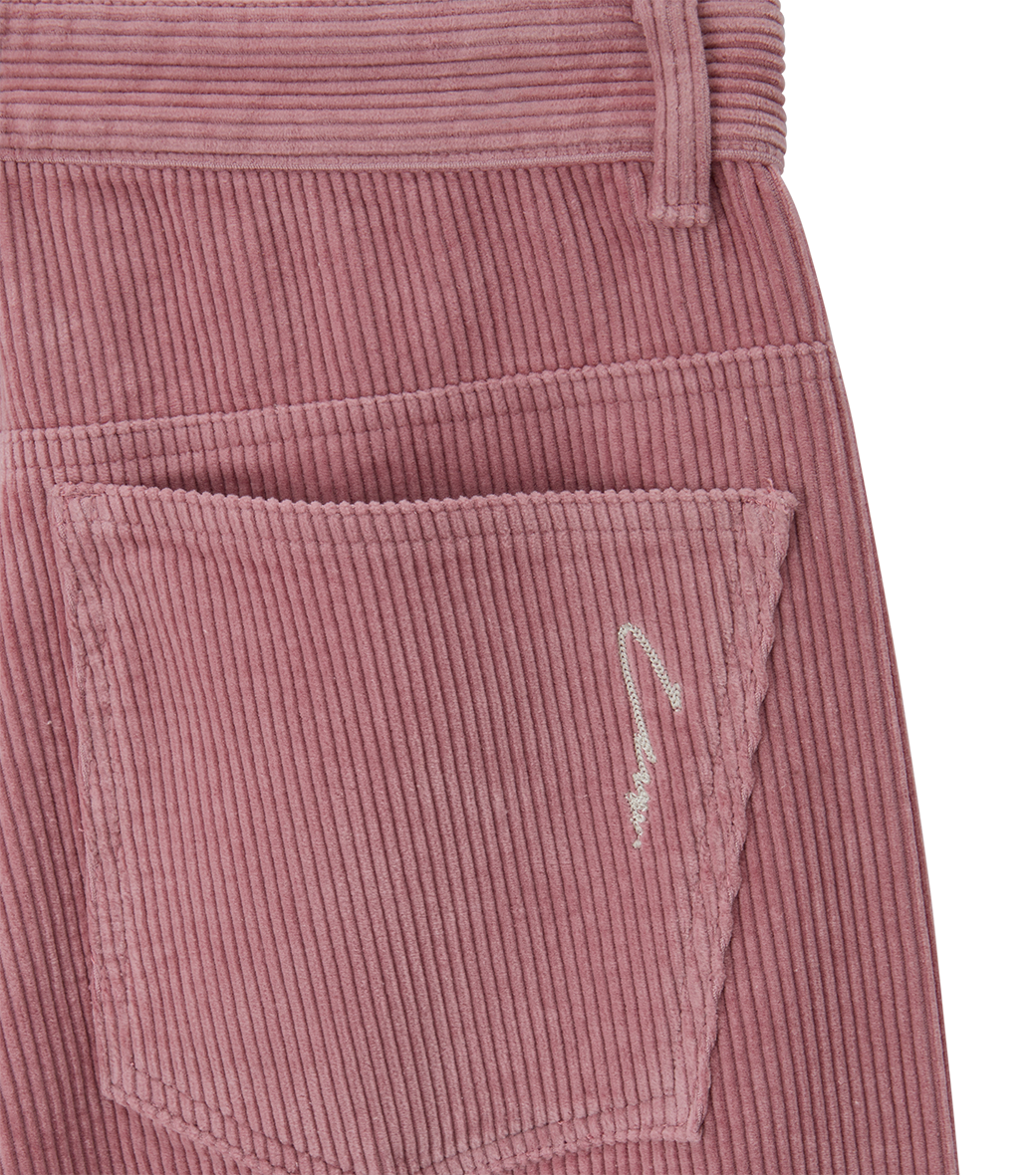 Llege - Llege Embroidery Corduroy Pants (Pink) product image 3 | TRAB K-Fashion Australia