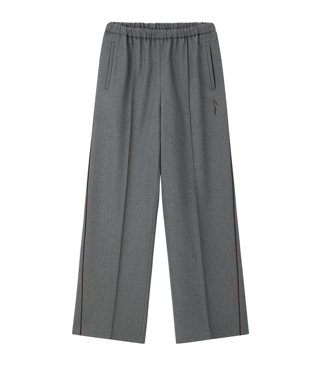Llege - Embroidery Logo Track Pants (Grey) product image 1 | TRAB K-Fashion Australia