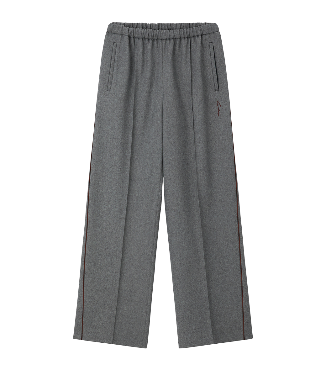 Llege - Embroidery Logo Track Pants (Grey) product image 1 | TRAB K-Fashion Australia