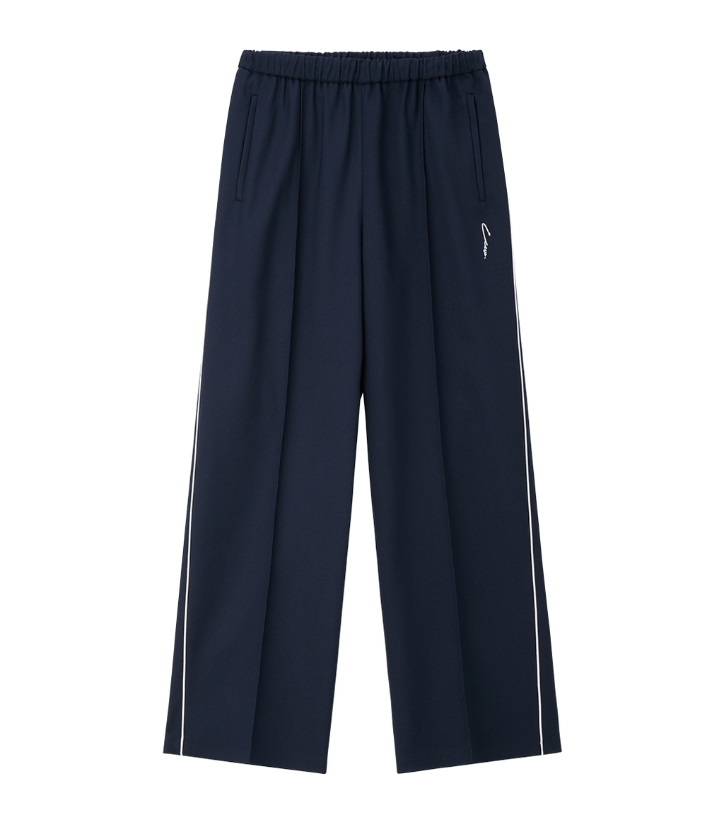 Llege - Embroidery Logo Track Pants (Navy) product image 1 | TRAB K-Fashion Australia