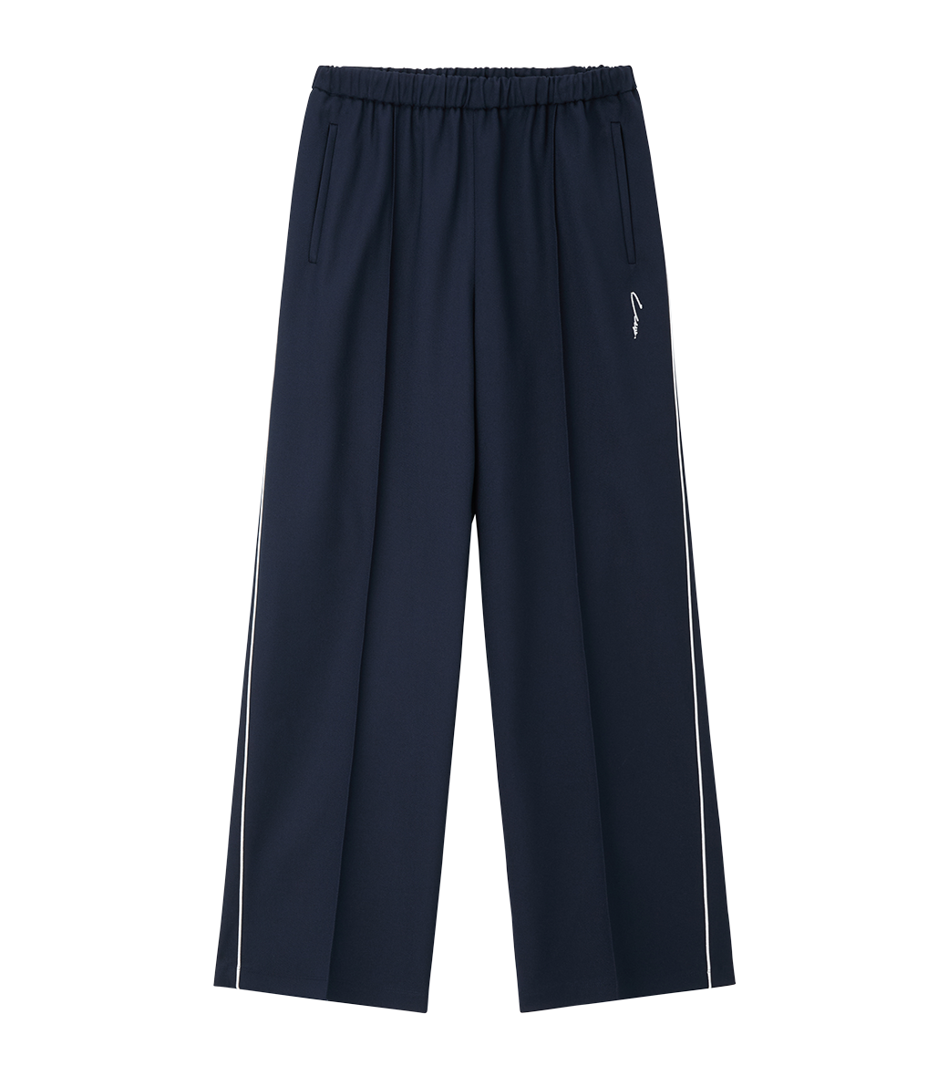 Llege - Embroidery Logo Track Pants (Navy) product image 1 | TRAB K-Fashion Australia