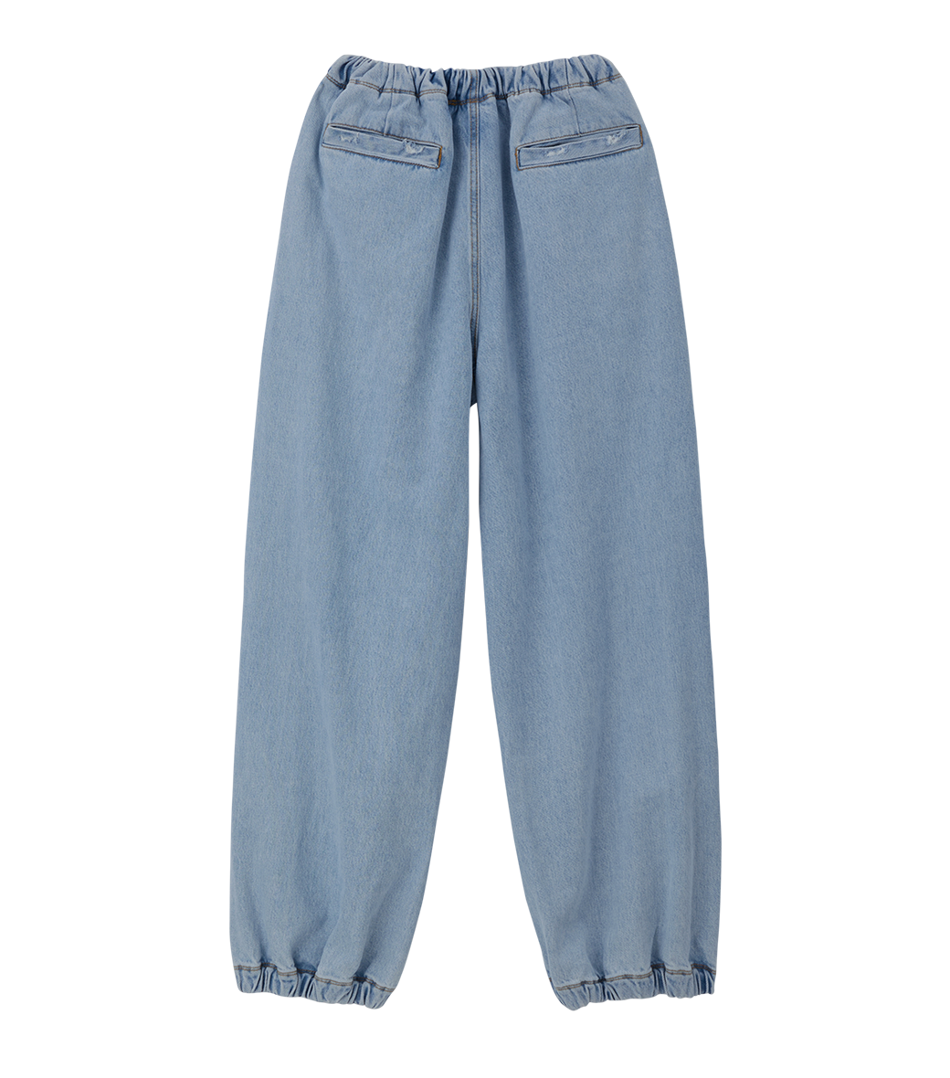 Llege - Destroyed Balloon Denim Jogger (Light Blue) product image 2 | TRAB K-Fashion Australia
