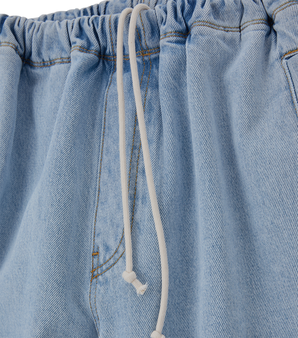 Llege - Destroyed Balloon Denim Jogger (Light Blue) product image 4 | TRAB K-Fashion Australia