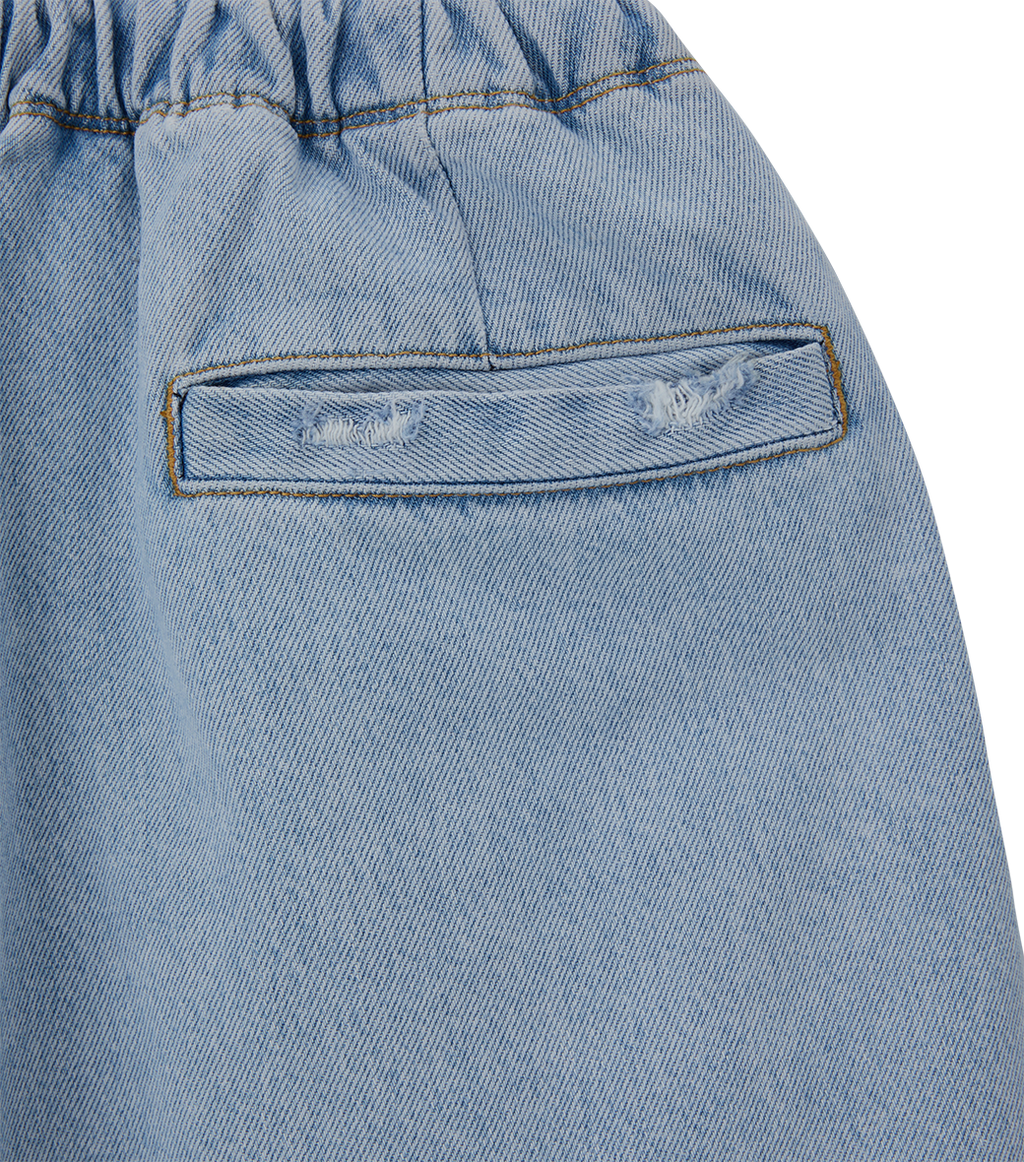 Llege - Destroyed Balloon Denim Jogger (Light Blue) product image 5 | TRAB K-Fashion Australia