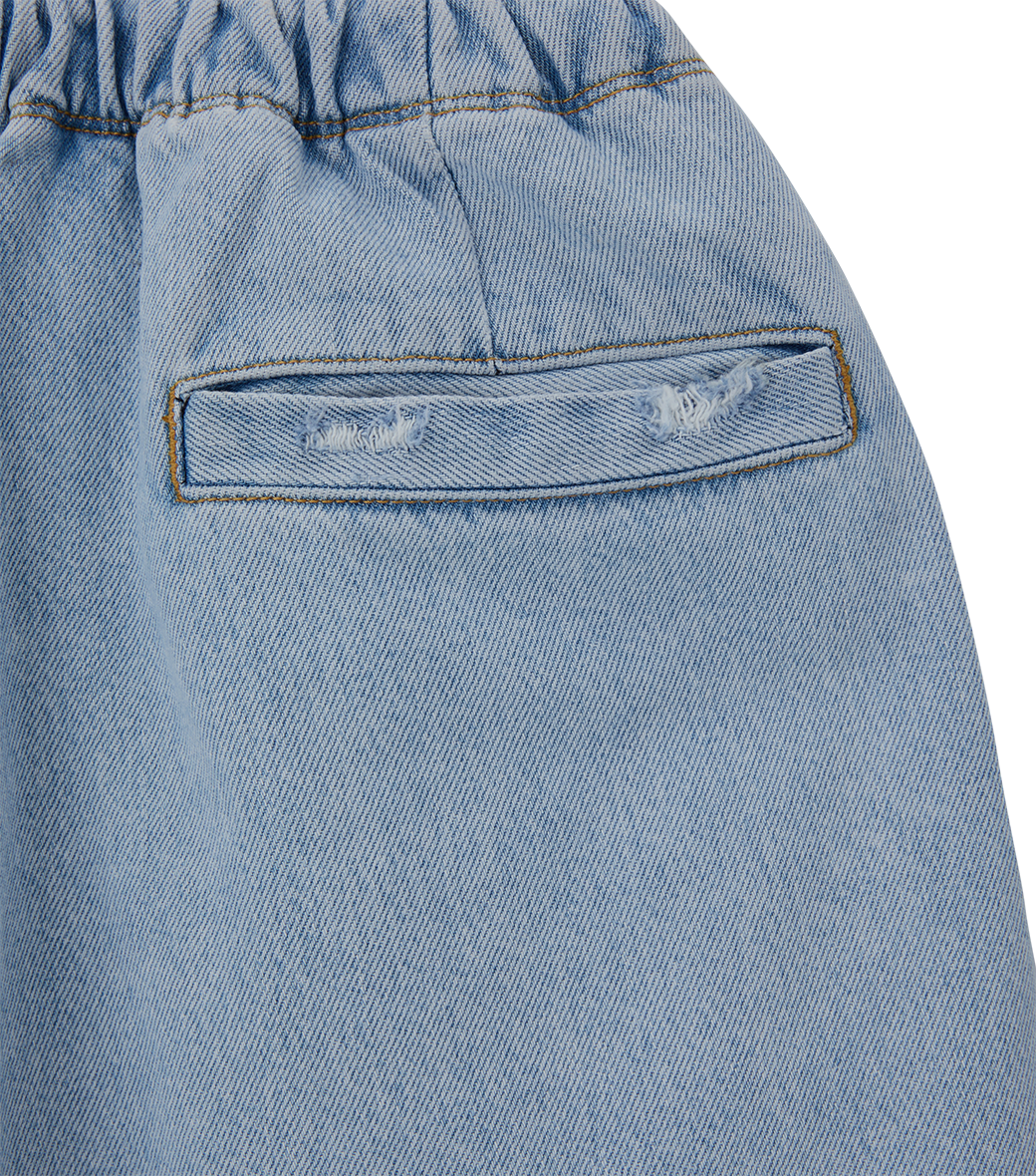 Llege - Destroyed Balloon Denim Jogger (Light Blue) product image 5 | TRAB K-Fashion Australia