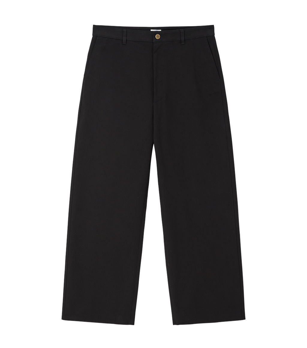 Llege - Boarder Cotton Pants (Black) product image 1 | TRAB K-Fashion Australia