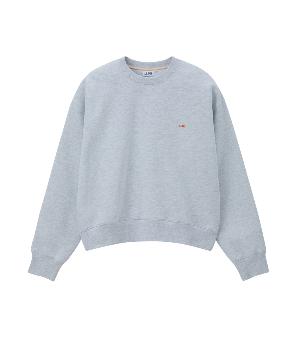 Llege - Llege Logo Signature Sweatshirt (Melange Grey) product image 1 | TRAB K-Fashion Australia